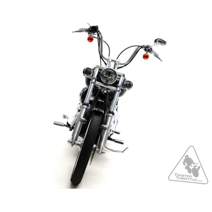 Support éclairage Denali tubes de fourche Ø39-49mm chrome