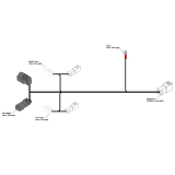 Adaptateur de câblage Plug-&-Play DialDim Denali Ducati DesertX