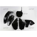 Kit plastique UFO noir Suzuki RM85 | Oxmoto