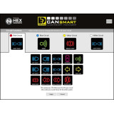 Kit Denali CANsmart™ DL2 - lentilles jaunes 3070591 | Oxmoto