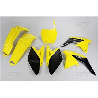 Kit plastique UFO couleur origine jaune/noir Suzuki RM-Z250 SUKIT413@999