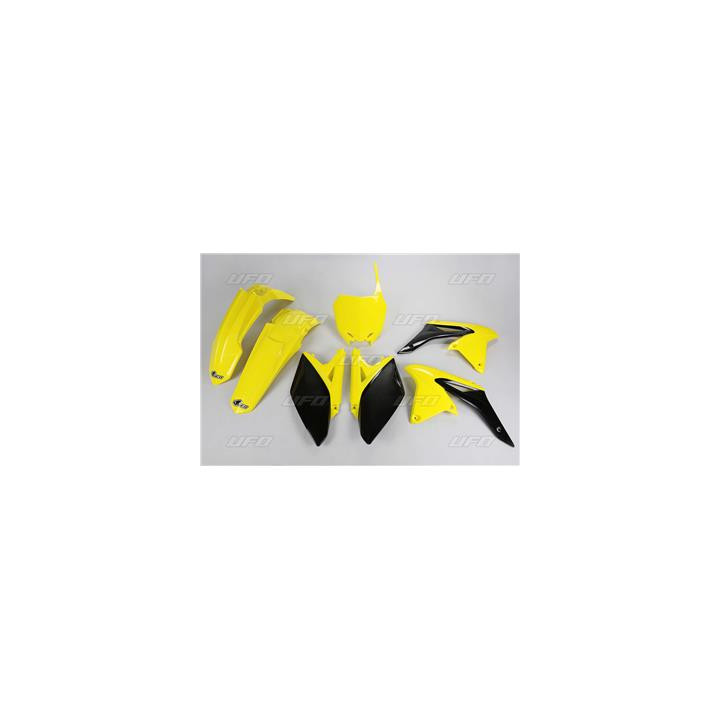 Kit plastique UFO couleur origine jaune/noir Suzuki RM-Z250 SUKIT413@999