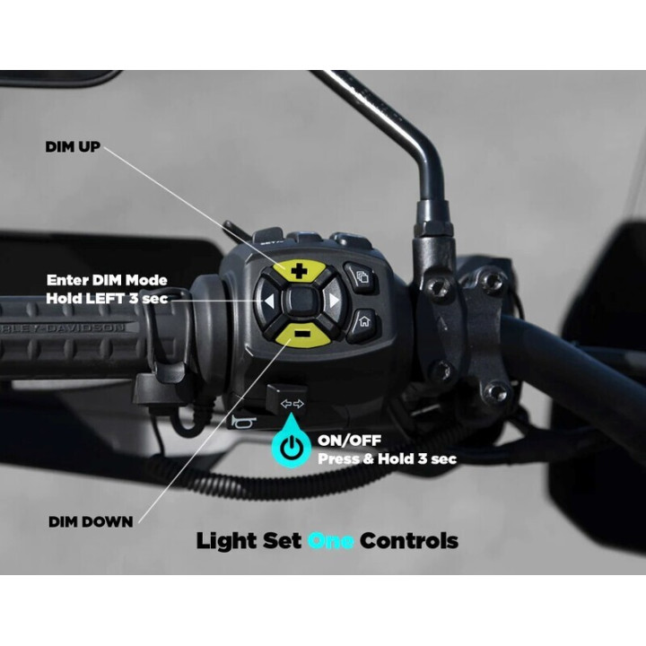 Kit d'éclairages Denali D3 CANsmart™ GEN II 3064538 | Oxmoto
