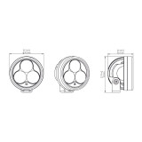 Kit d'éclairages Denali D3 câble standard - universel