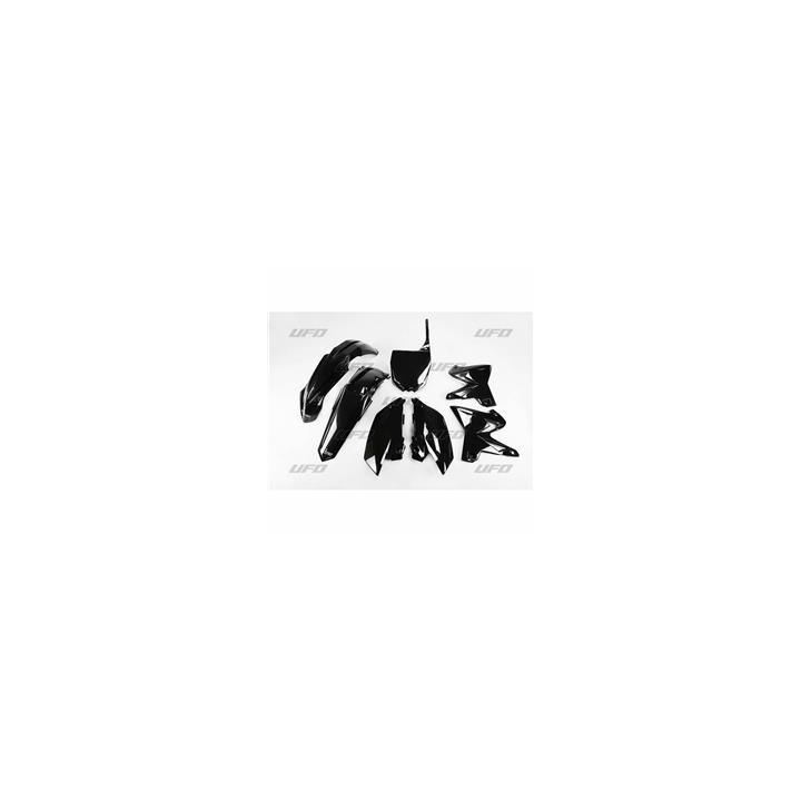 Kit plastique UFO réplica 4T restylé noir Yamaha YZ125/250