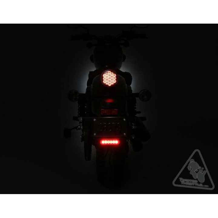 Feu stop Denali B6 plaque d'immatriculation | Oxmoto