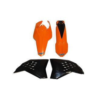 Kit plastique UFO couleur origine orange/noir KTM KTKIT501B@999