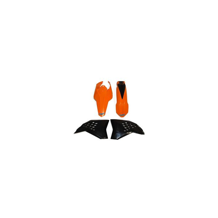 Kit plastique UFO couleur origine orange/noir KTM KTKIT501B@999