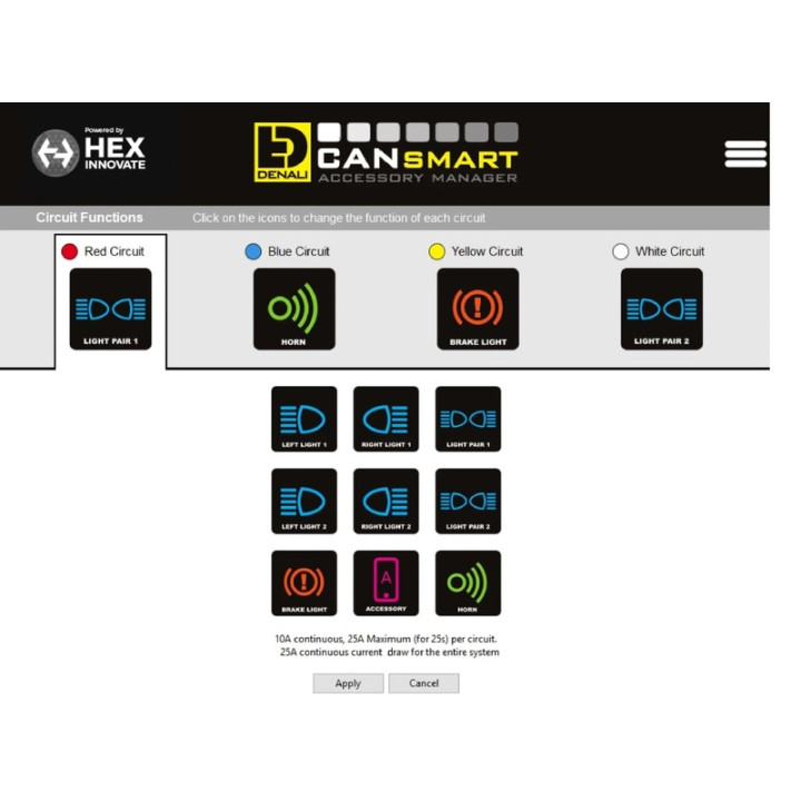 Contrôleur CANsmart™ GEN II Denali DNL.WHS.24800 | Oxmoto
