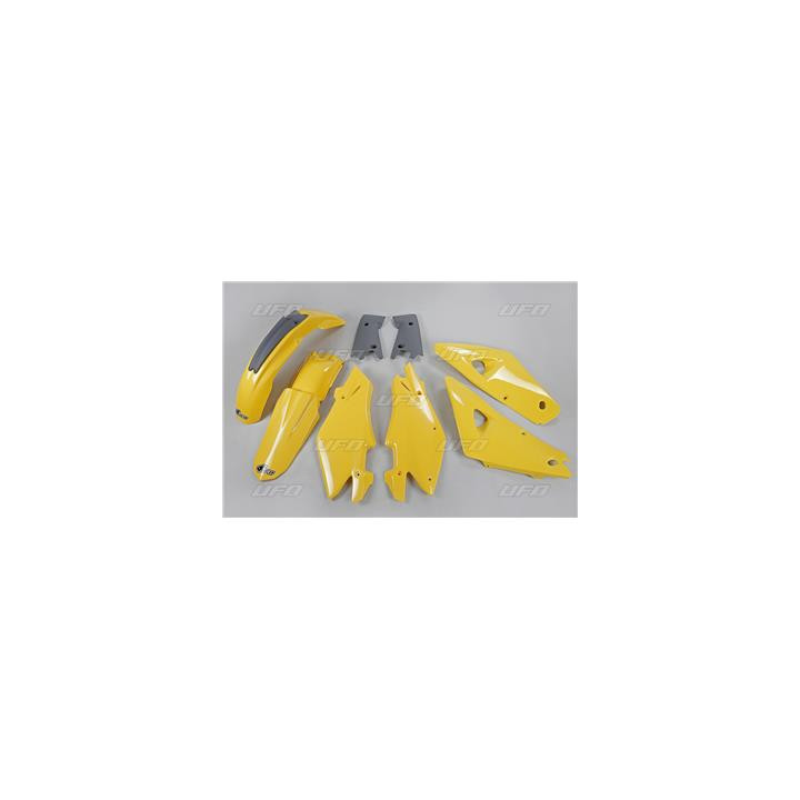 Kit plastique UFO couleur origine jaune/gris Husqvarna CR125/250