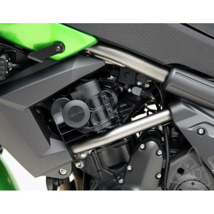 Support klaxon Denali SoundBomb Kawasaki Versys 650 | Oxmoto