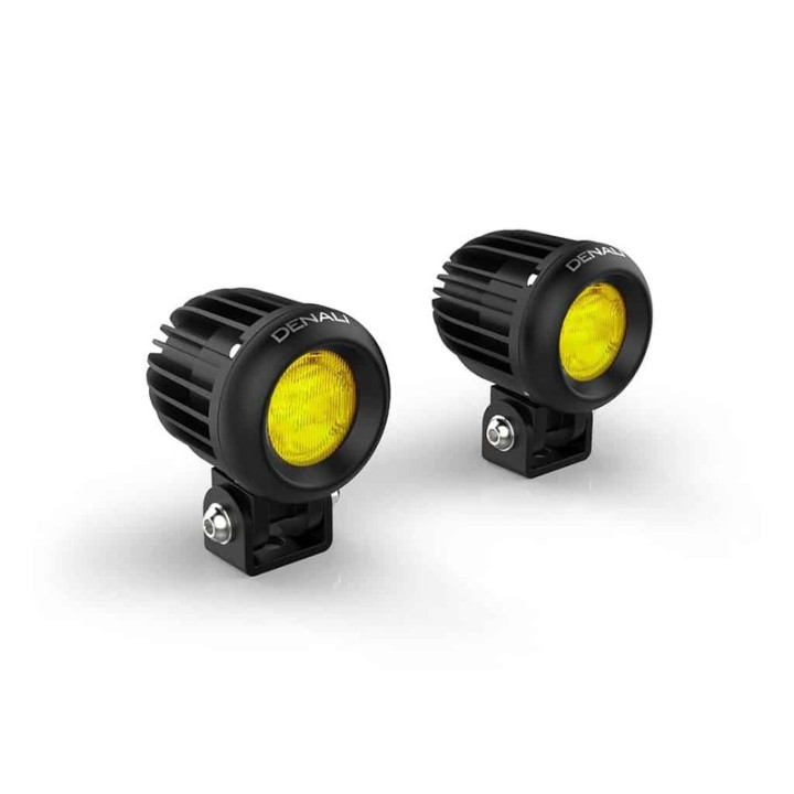 Kit lentilles Denali TriOptic jaune D2 | Oxmoto