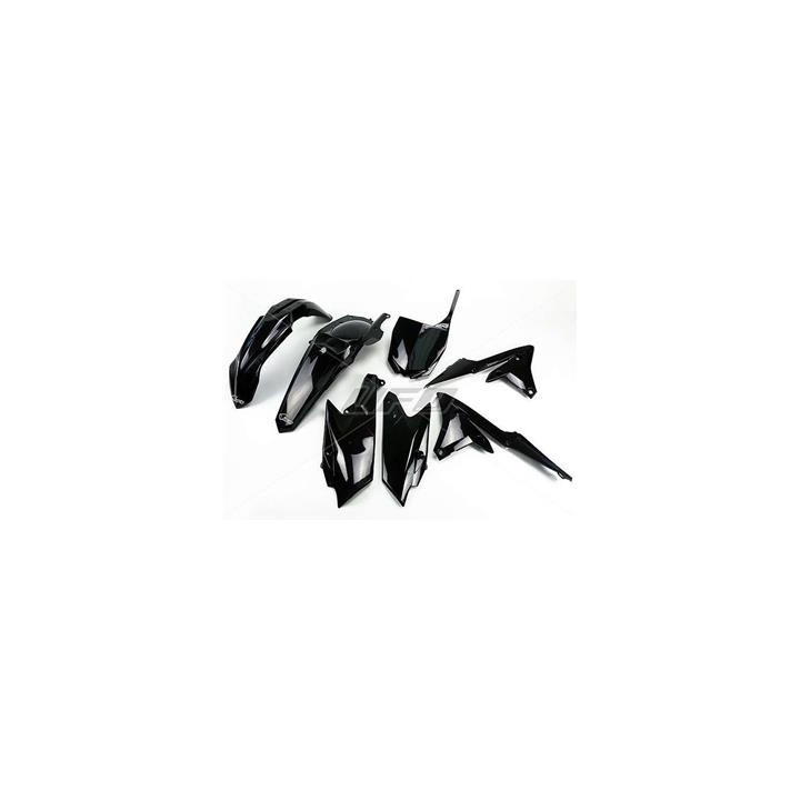Kit plastique UFO noir Yamaha YZ250F/450F | Oxmoto