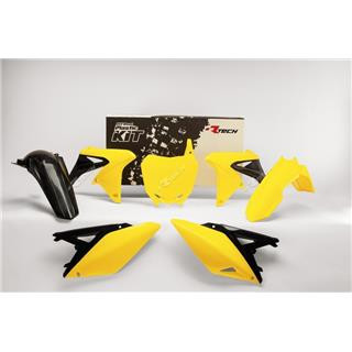 Kit plastique Racetech couleur origine (14-16) jaune/noir Suzuki RM-Z250