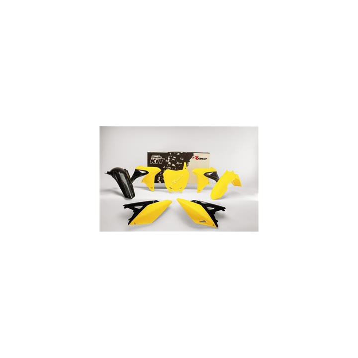 Kit plastique Racetech couleur origine (14-16) jaune/noir Suzuki RM-Z250