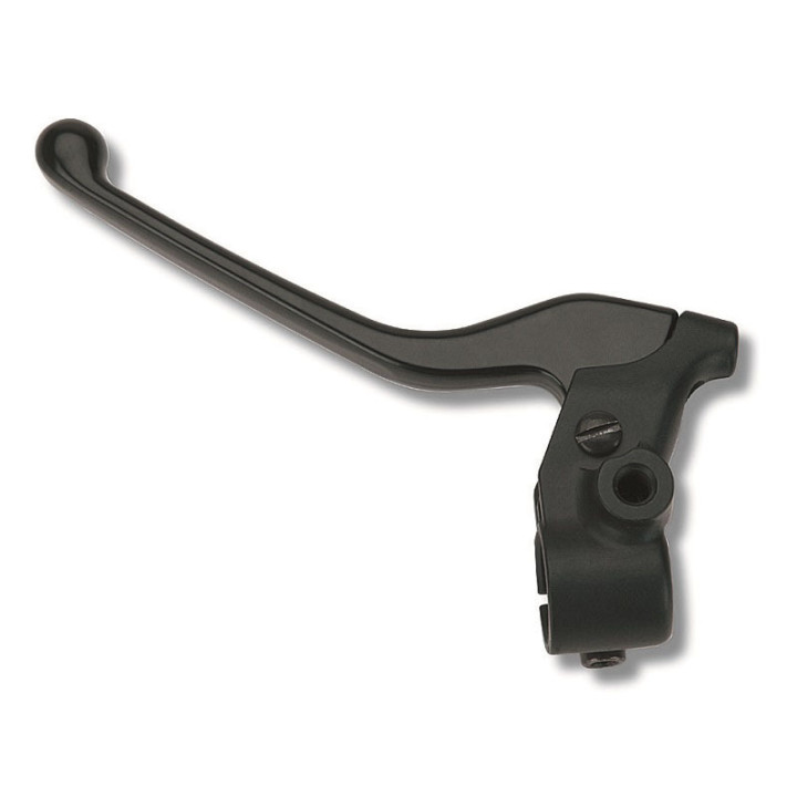 Levier d'embrayage complet + support rétroviseur Domino noir Italjet 50 Torpedo