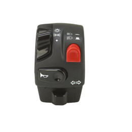 Commodo électrique Domino gamme 9A gauche | Oxmoto