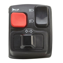 Face avant commodo électrique Domino gamme 2B gauche