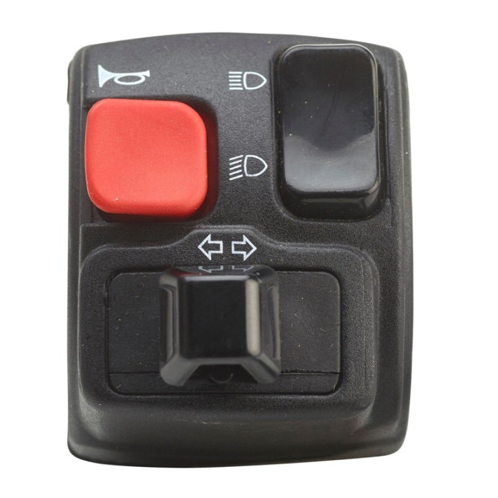 Face avant commodo électrique Domino gamme 2B gauche