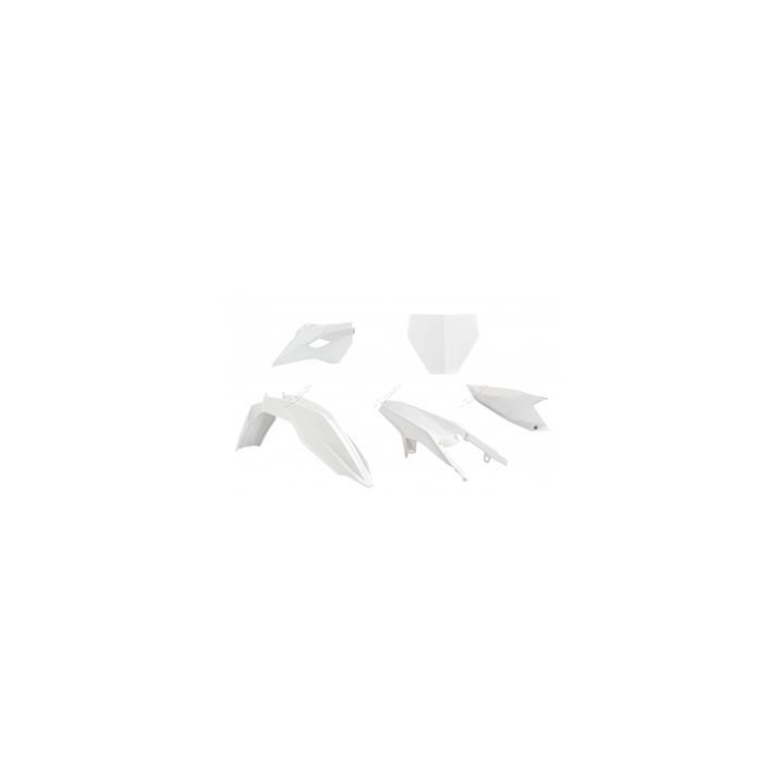 Kit plastique Racetech couleur origine blanc Husqvarna TC85