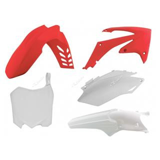 Kit plastique Racetech couleur origine rouge/blanc Honda CRF250R/450R