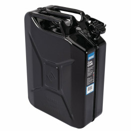 Bidon de carburant en acier Draper - noir 20L | Oxmoto