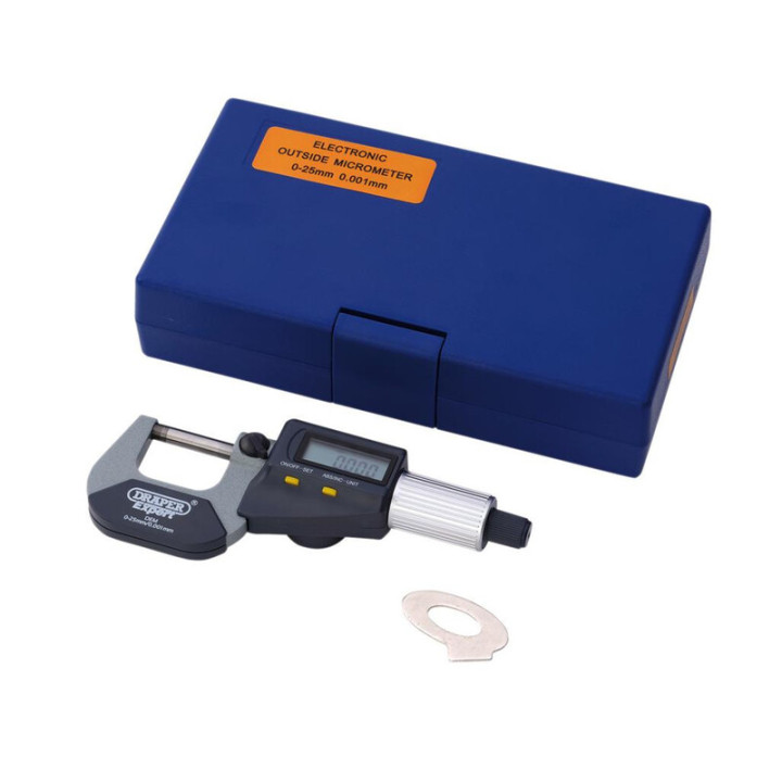 Micromètre externe numérique Draper Expert - 0-25 mm