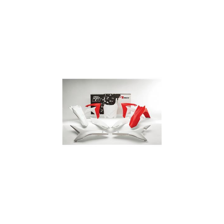 Kit plastique Racetech couleur origine rouge/blanc Honda CRF250/450R
