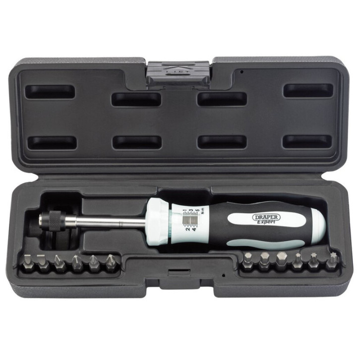 Kit de tournevis dynamométrique Draper Expert - 1 - 5 Nm
