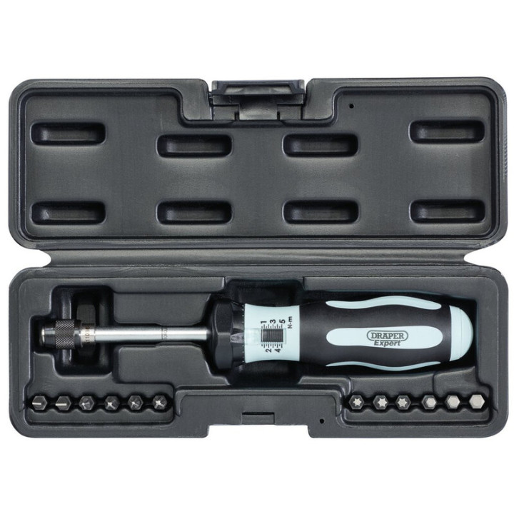 Kit de tournevis dynamométrique Draper Expert - 1 - 5 Nm