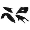Kit plastique Racetech noir Husqvarna TE/FE | Oxmoto