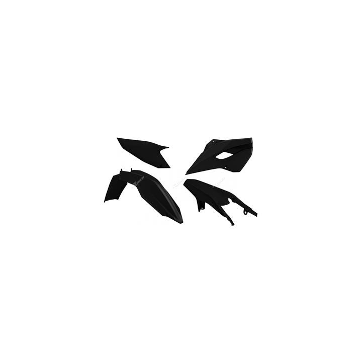 Kit plastique Racetech noir Husqvarna TE/FE | Oxmoto