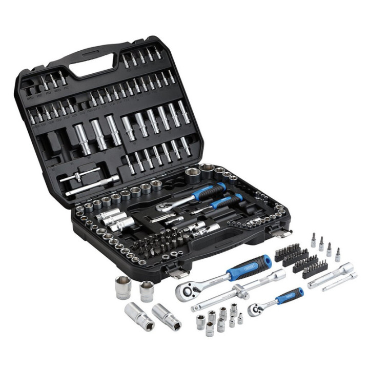 Coffret de douilles et d'embouts métriques Draper HI-TORQ® 1/4" 3/8" et 1/2" (188 pièces)
