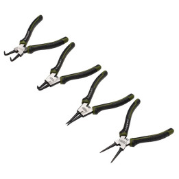 Jeu de pinces à circlips Draper - 180 mm (4 pièces) | Oxmoto