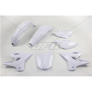 Kit plastique UFO blanc Yamaha YZ125/250 | Oxmoto