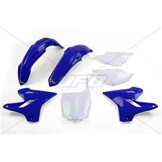 Kit plastique UFO couleur origine bleu/blanc Yamaha YZ125/250 YAKIT300@999