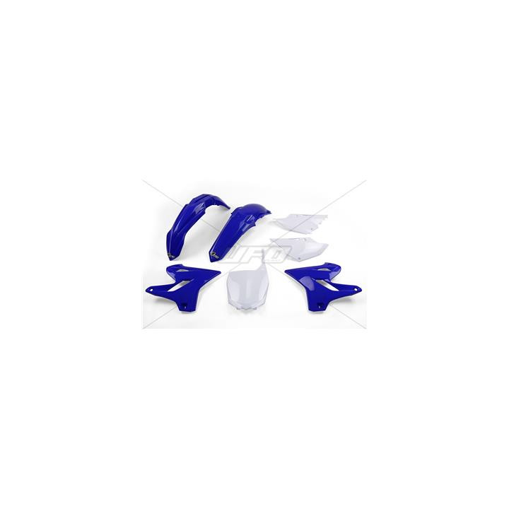 Kit plastique UFO couleur origine bleu/blanc Yamaha YZ125/250 YAKIT300@999