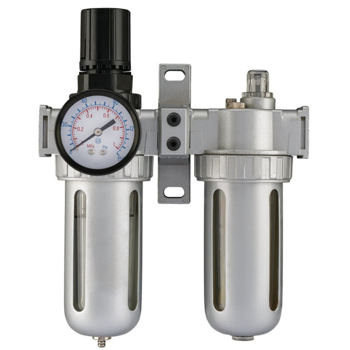 Unité combinée filtre/régulateur/lubrificateur Draper 1/4" BSP