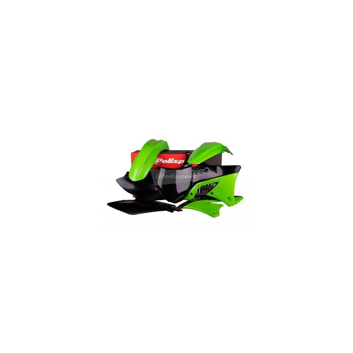 Kit plastiques Polisport (2012) Kawasaki kx250f | Oxmoto