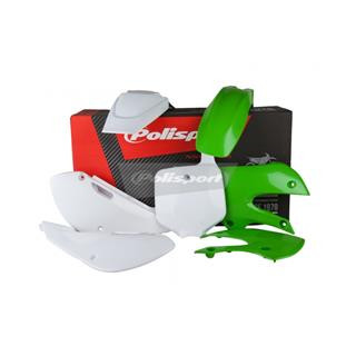 Kit plastique Polisport couleur origine (13-14) Kawasaki KX65