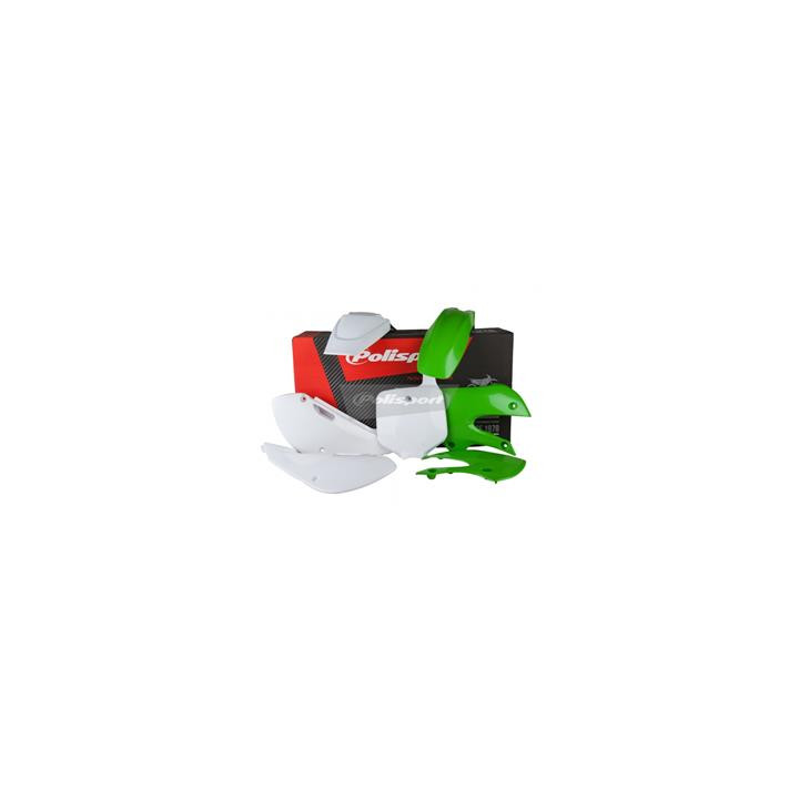 Kit plastique Polisport couleur origine (13-14) Kawasaki KX65