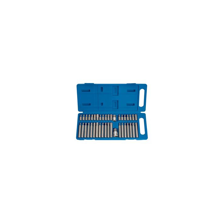 Coffret plastique de 40 douilles Draper TX-STAR®, Spline (XZN), CHC