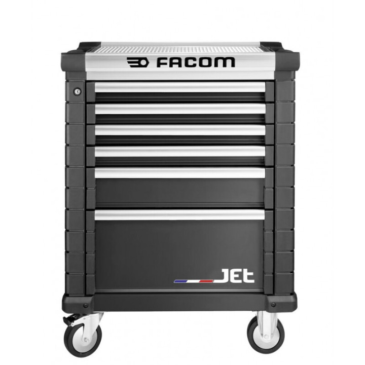 Servante FACOM JET M3 - 6 tiroirs noir | Oxmoto
