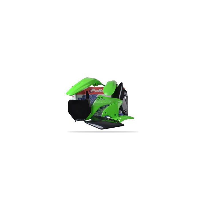 Kit plastiques Polisport Kawasaki kx250f 1086105001 | Oxmoto