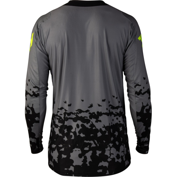 Maillot enfant FLY RACING Lite Flake - gris/Hi-Vis/noir