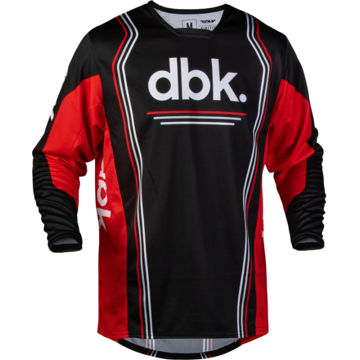Maillot FLY RACING Kinetic DBK - noir/rouge/blanc | Oxmoto