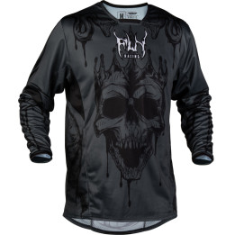 Maillot FLY RACING Kinetic Dark Series - gris/noir | Oxmoto