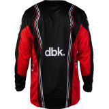 Maillot FLY RACING Kinetic DBK - noir/rouge/blanc | Oxmoto
