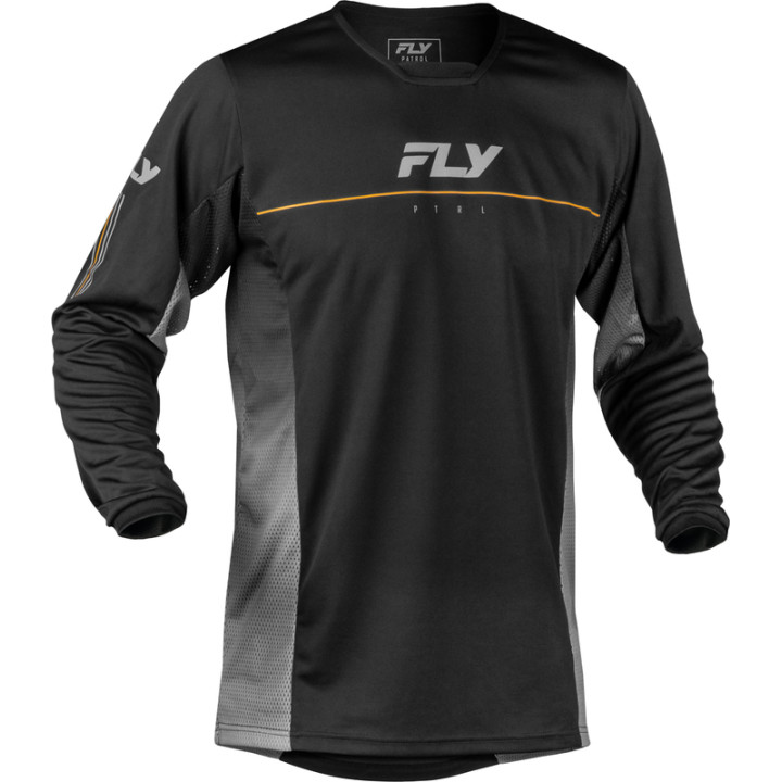 Maillot FLY RACING Patrol - noir/gris | Oxmoto