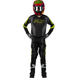 Maillot enfant FLY RACING F-16 Raze - noir/gris | Oxmoto